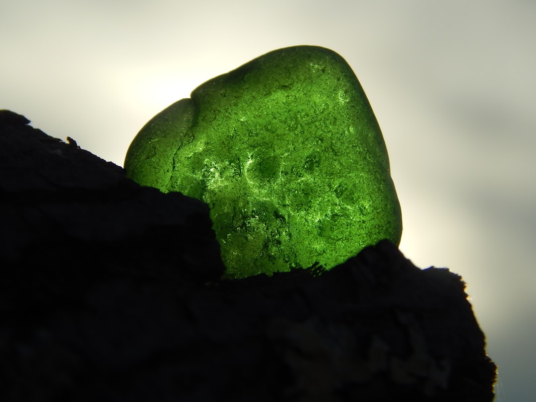 Photo Green gemstone